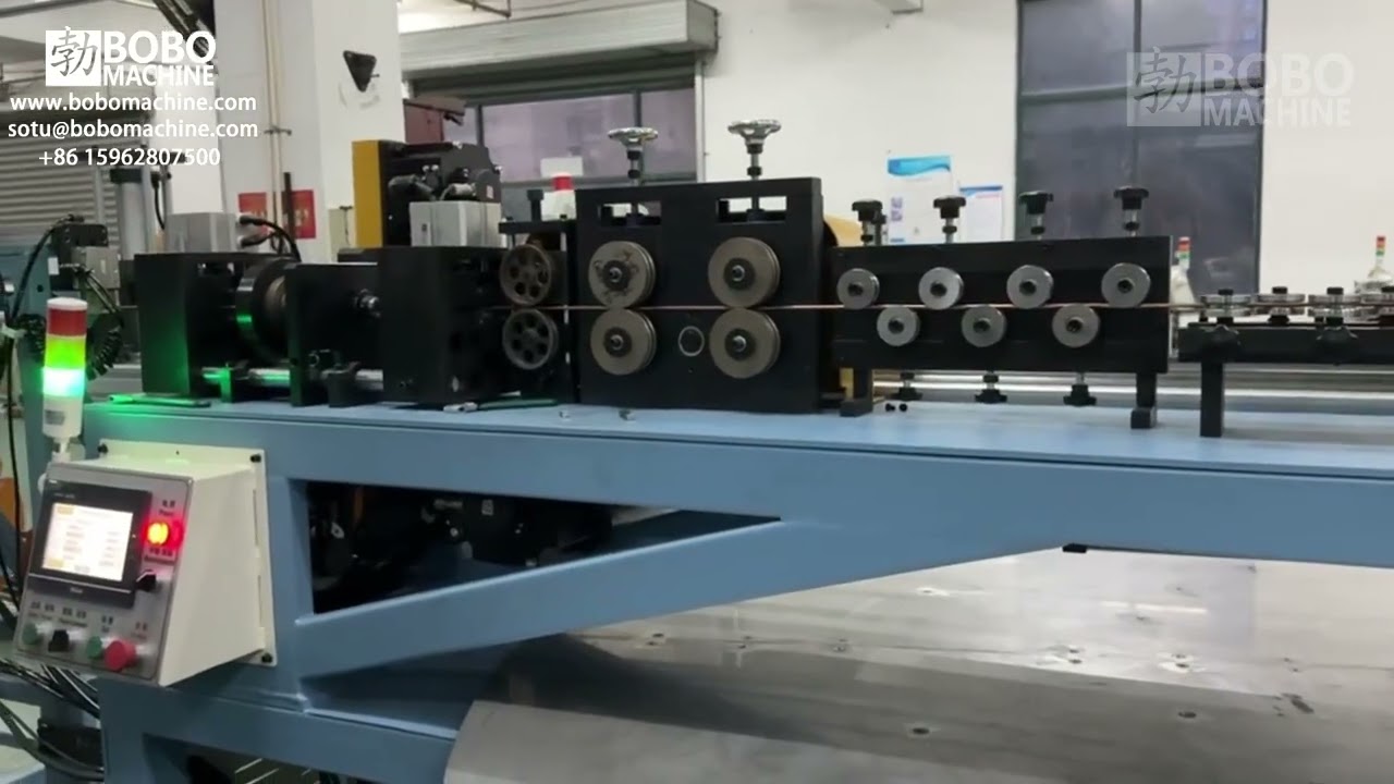 Bundy Steel tube straightening , cutting and serpentine bending machine