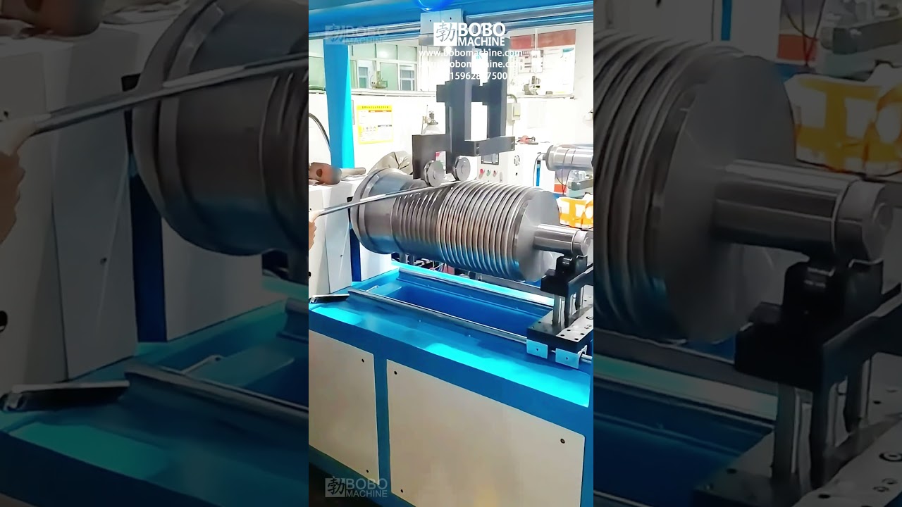 Tube bending machine/Spiral Serpentine Coil Tube Bending Machine #bobomachine